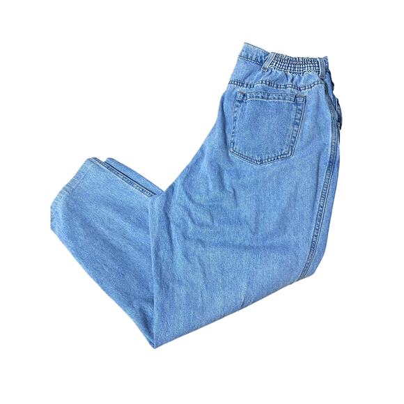 Elisabeth by Liz Claiborne Womens Jeans 18 Plus Blue Denim Straight Leg Classic - Picture 7 of 9